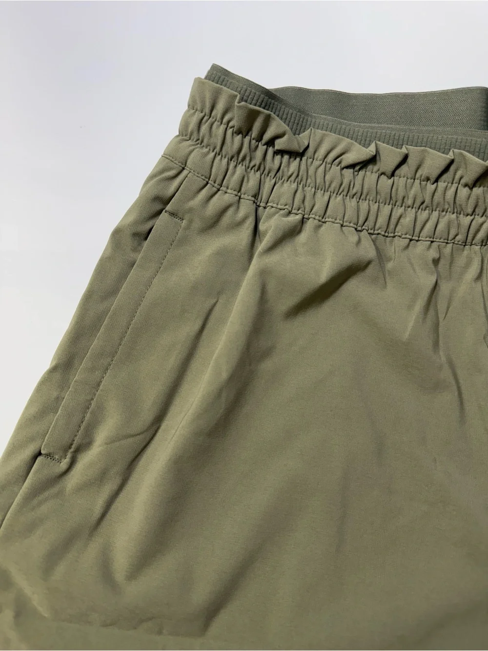 PrAna prAna Wonderland Rocks Shorts for women, 3” inseam olive green.